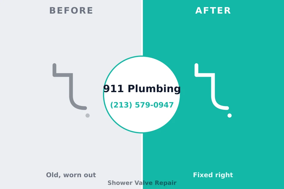 Before and after: plumbing company Winthrop, IA
